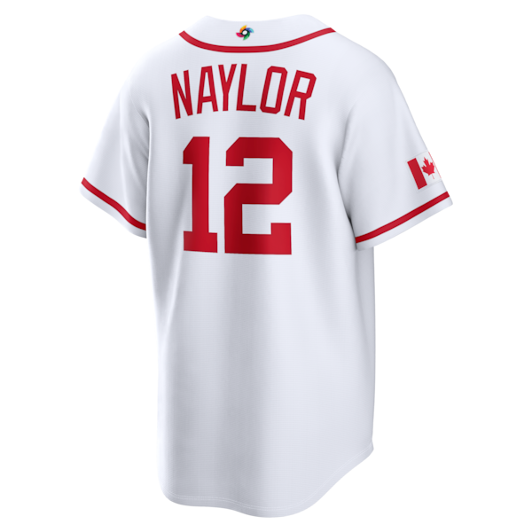 Josh Naylor Canada Baseball Nike 2026 World Baseball Classic Home Stadium Jersey - White - Image 5