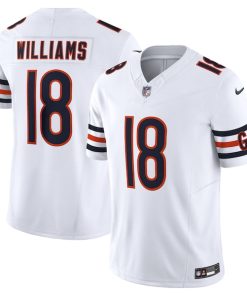 Caleb Williams Chicago Bears Nike Vapor F.U.S.E. Limited Jersey - White/Orange/Navy