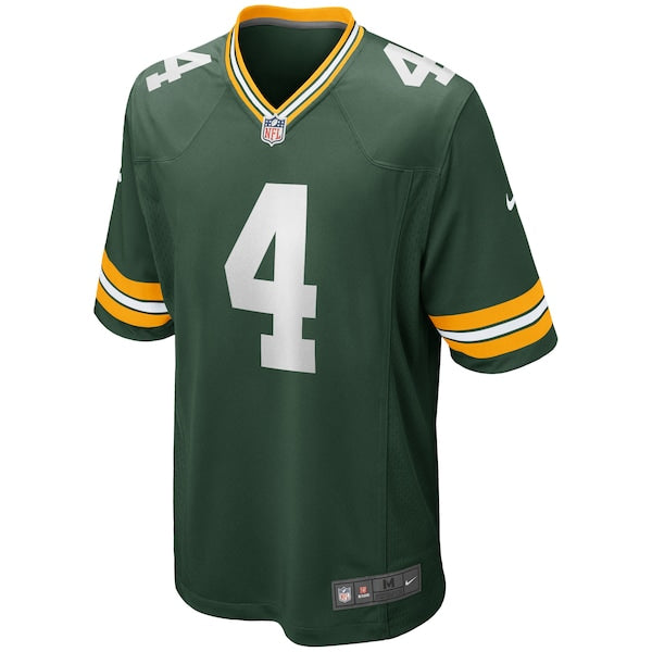 Men's Green Bay Packers Brett Favre Nike Green Game Retired Player Jersey - Image 2