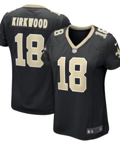 Keith Kirkwood New Orleans Saints Nike Women's Team Game Jersey -  Black