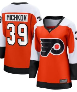 Matvei Michkov Philadelphia Flyers  Women's Home Premier Breakaway Player Jersey - Orange