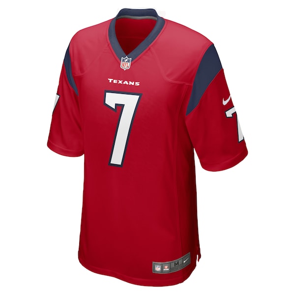 CJ Stroud Houston Texans Nike 2023 NFL Draft First Round Pick Alternate Game Jersey - Red/Navy/White - Image 3