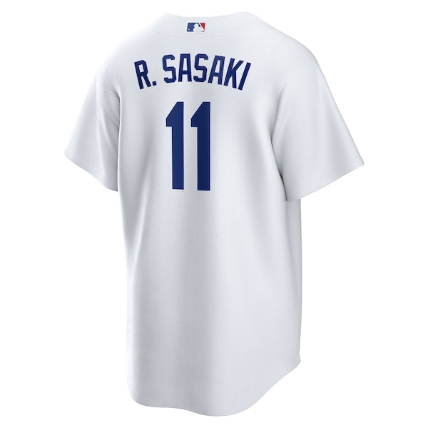 R¨ki Sasaki Los Angeles Dodgers Nike Home Replica Jersey - White - Image 3