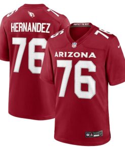 Will Hernandez Arizona Cardinals Nike Team Game Jersey -  Cardinal