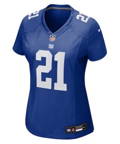 Alternative view of Paulson Adebo New York Giants Nike Women's Team Game Jersey -  Royal