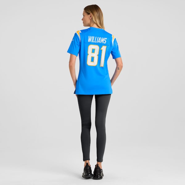 Mike Williams Los Angeles Chargers Nike Women's Team Game Jersey - Powder Blue - Image 8