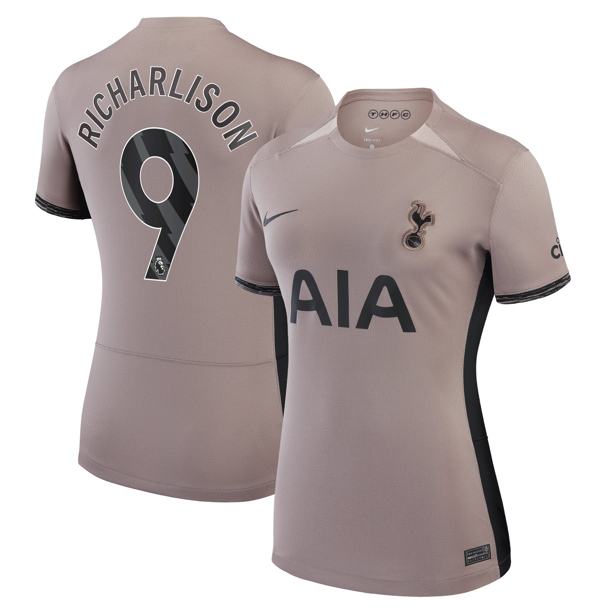 Richarlison Tottenham Hotspur Nike Women's Home 2023/24 Replica Player Jersey - White/Navy/Tan - Image 6
