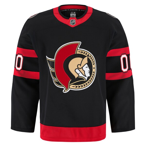 Ottawa Senators Home Authentic Pro Custom Jersey - Black - Image 2