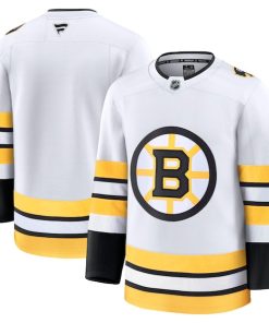Alternative view of Boston Bruins  Away Premium Jersey - White/Black