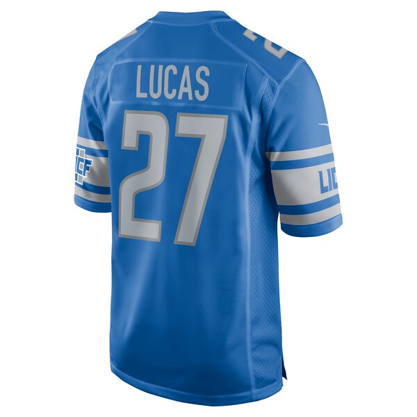 Chase Lucas Detroit Lions Nike Team Game Jersey - Blue - Image 3
