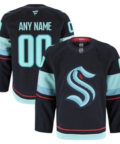Seattle Kraken  Home Authentic Pro Custom Jersey - Navy