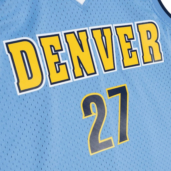 Jamal Murray Denver Nuggets 2016/17 Throwback Swingman Jersey - Powder Blue - Image 3