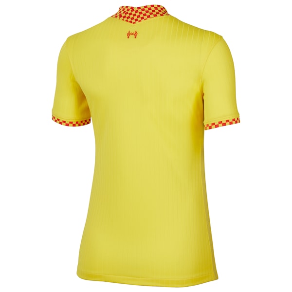 Liverpool Nike Women's 2021/22 Third Breathe Stadium Jersey - Yellow - Image 3