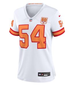 Alternative view of Lavonte David '76 Tampa Bay Buccaneers Nike Women's 50th Season Game Jersey - White