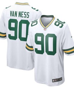 Lukas Van Ness Green Bay Packers Nike  Game Jersey -  White