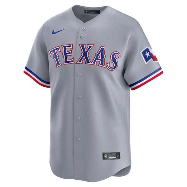 Jacob deGrom Texas Rangers Nike Away Limited Player Jersey - Gray/White - Image 3