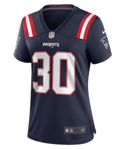 Alternative view of Mack Wilson New England Patriots Nike Women's Game Jersey - Navy
