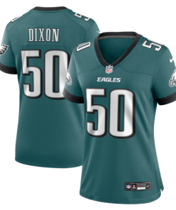Lance Dixon Philadelphia Eagles Nike Women's Team Game Jersey - Midnight Green