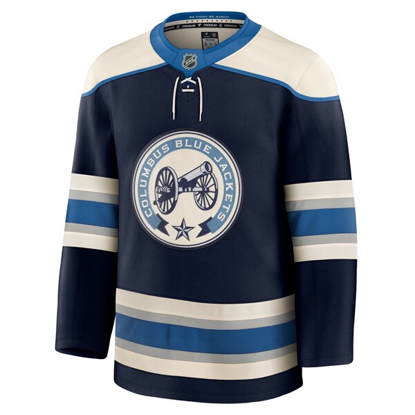 Columbus Blue Jackets Alternate Premium Jersey - Navy - Image 3