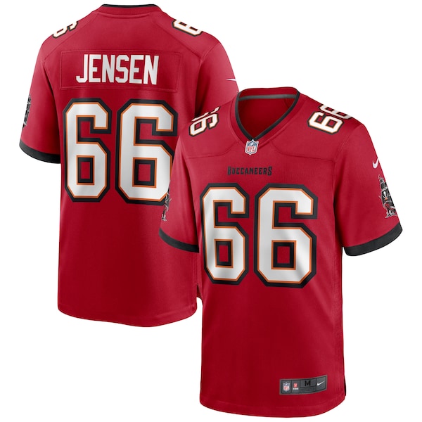 Ryan Jensen Tampa Bay Buccaneers Nike Game Jersey - Red/Orange - Image 3
