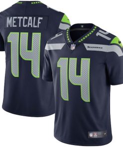 DK Metcalf Seattle Seahawks Nike Vapor Limited Jersey - College Navy