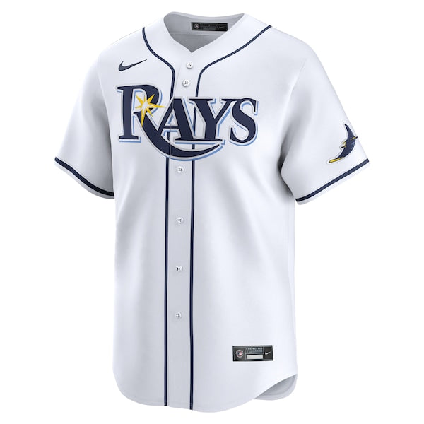 Aaron Civale Tampa Bay Rays Nike Home Limited Player Jersey - White - Image 2