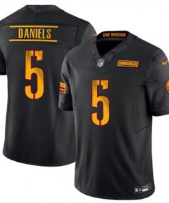 Jayden Daniels Washington Commanders Nike Vapor F.U.S.E Limited Jersey - Black
