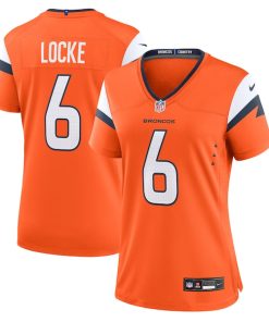 P.J. Locke Denver Broncos Nike Women's Team Game Jersey -  Orange