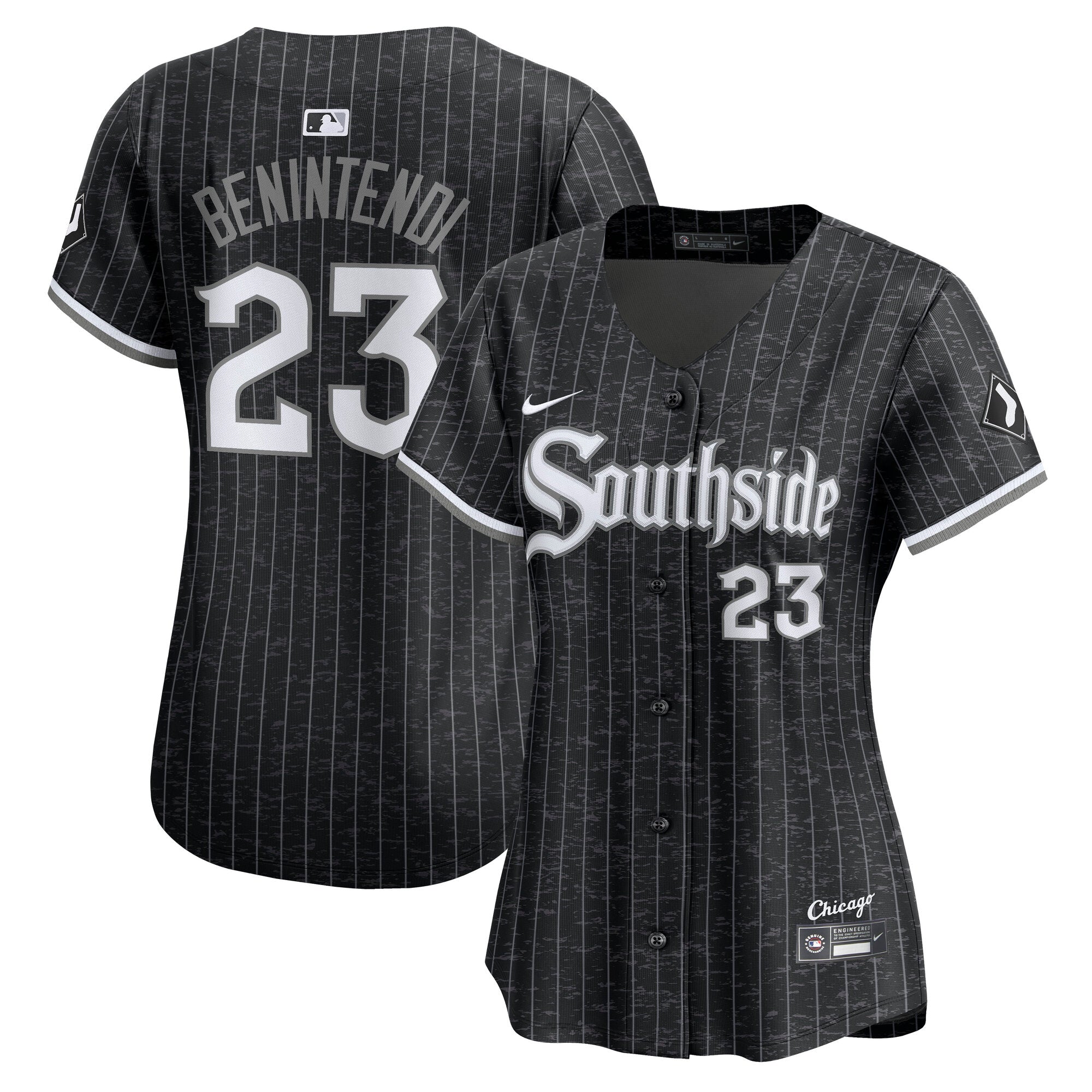 Andrew Benintendi Chicago White Sox Nike Women's 2025 City Connect Limited Player Jersey - Red/Black/Black - Image 5