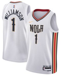 Zion Williamson New Orleans Pelicans Nike Youth Swingman Jersey - City Edition - White