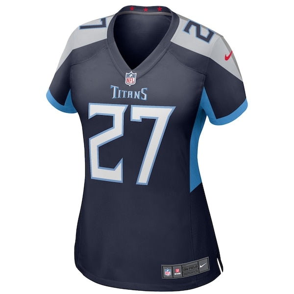 Eddie George Tennessee Titans Nike Women's Game Retired Player Jersey - Navy/Light Blue - Image 3
