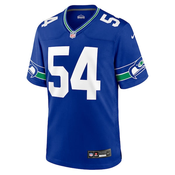 Bobby Wagner Seattle Seahawks Nike Throwback Player Game Jersey - Royal - Image 2
