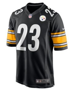 Alternative view of Damontae Kazee Pittsburgh Steelers Nike  Game Jersey -  Black