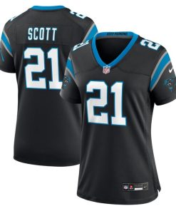 Alternative view of Nick Scott Carolina Panthers Nike Women's  Game Jersey -  Black