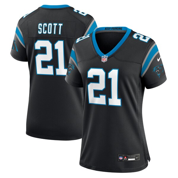 Nick Scott Carolina Panthers Nike Women's Game Jersey - Black - Image 2