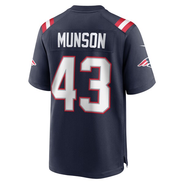 Calvin Munson New England Patriots Nike Home Game Player Jersey - Navy - Image 3