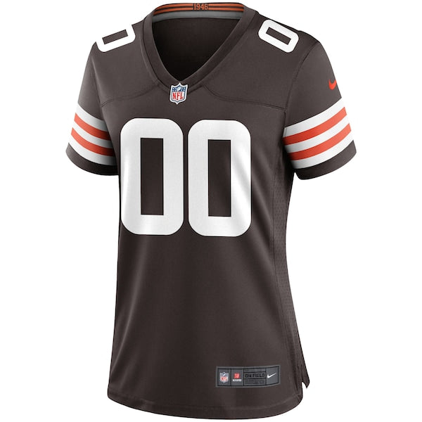 Nike Cleveland Browns Women's Custom Game Jersey - Brown - Image 2