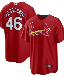 Alternative view of Paul Goldschmidt St. Louis Cardinals Nike Alternate Replica Player Name Jersey - Red/White