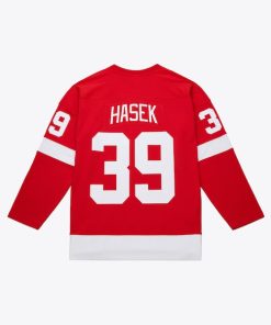 Alternative view of Dominik Hasek Detroit Red Wings  2007-08 Power Play Jersey - Red