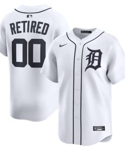 Detroit Tigers Nike Home Limited Pick-A-Player Retired Roster Jersey - White