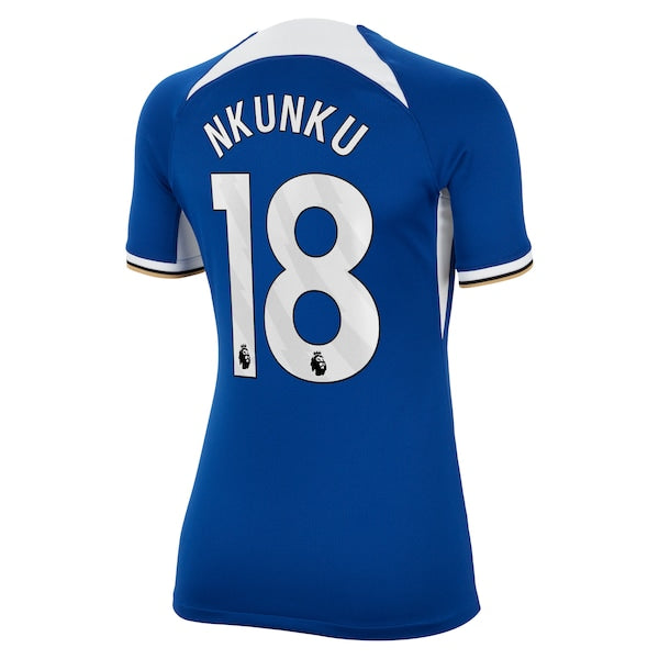 Christopher Nkunku Chelsea Nike Women's 2023/24 Home Stadium Replica Jersey - Blue/Navy - Image 4
