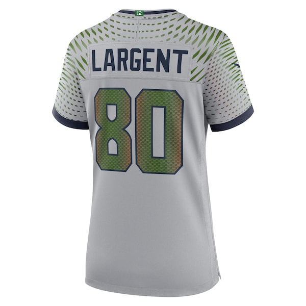 Steve Largent Seattle Seahawks Nike Women's 2025 Rivalries Collection Retired Game Jersey - Wolf Gray - Image 3