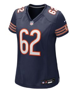 Alternative view of Joe Thuney Chicago Bears Nike Women's Team Game Jersey -  Navy