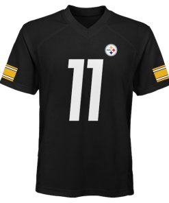 Alternative view of Chase Claypool Pittsburgh Steelers Youth Replica Player Jersey - Black