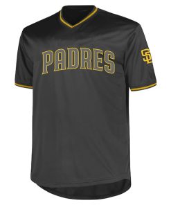Alternative view of San Diego Padres Profile Big & Tall Pop Fashion Jersey - Charcoal