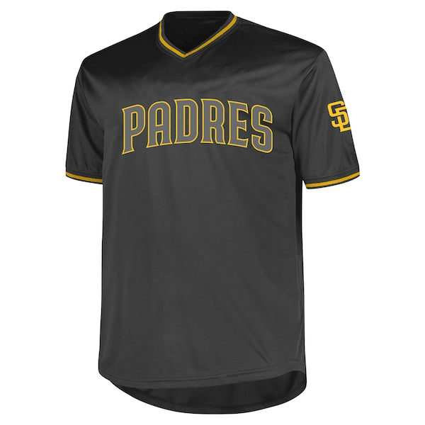 San Diego Padres Profile Big & Tall Pop Fashion Jersey - Charcoal - Image 2