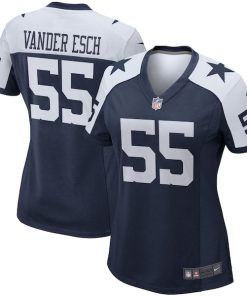 Leighton Vander Esch Dallas Cowboys Nike Women's Alternate Game Team Jersey - Navy