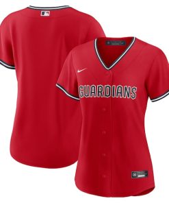 Cleveland Guardians Nike Women's Alternate 2 Replica Jersey - Red/Navy