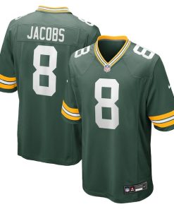 Josh Jacobs Green Bay Packers Nike Team Game Jersey -  Green