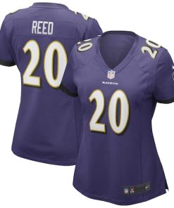 Ed Reed Baltimore Ravens Nike Women's Game Retired Player Jersey - Purple